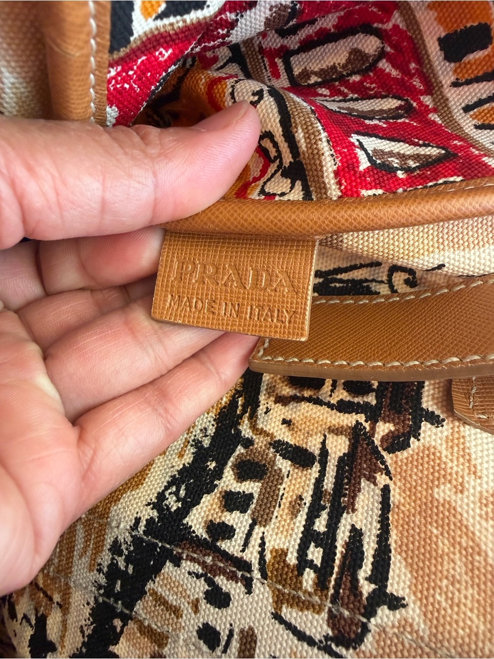 Prada Canvas Bag Close-up - Picture 13 of 13